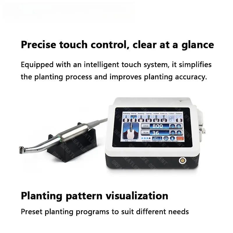 Dental Implant Motor Surgical SURGIC TOUCH Drilling Micromotor Irrigator Implant Machine Compatible with NSK/Kavo