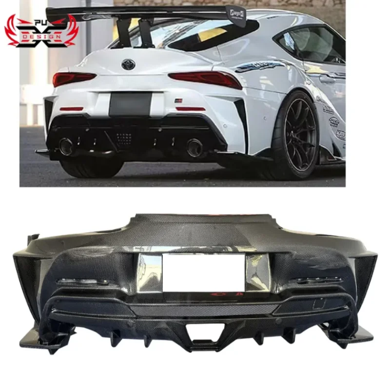 

for Toyota Gr Supra A90 A91 Mk5 Carbon Fiber/FRP Rear Bumper Diffuser Rear Shunt ING Style Body Kit Accessories