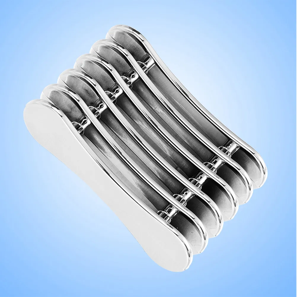 

2Pcs 5-Slot Nail Pen Holder Stand for Uv Gel Brushes Nail Art Tools Minimalist Manicure Organizer Space-Saving Silver