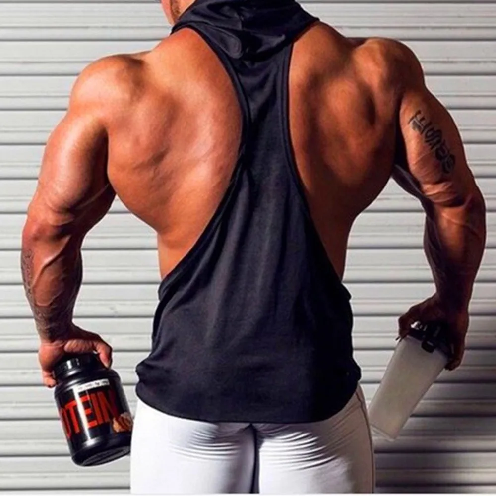 

Bodybuilding Sweatshirt T-Shirt Tank Tops Vest Casual Fitness Gym Workout Training Muscle Men's Plus Size Sale New