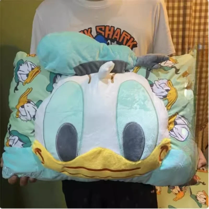 Disney Anime Donald Duck Printing Stereo Kussen Gevulde Pluche Pop Speelgoed Sofa Decoratie Gooien Kussen Terug Kussen Kussen Knuffel Geschenken