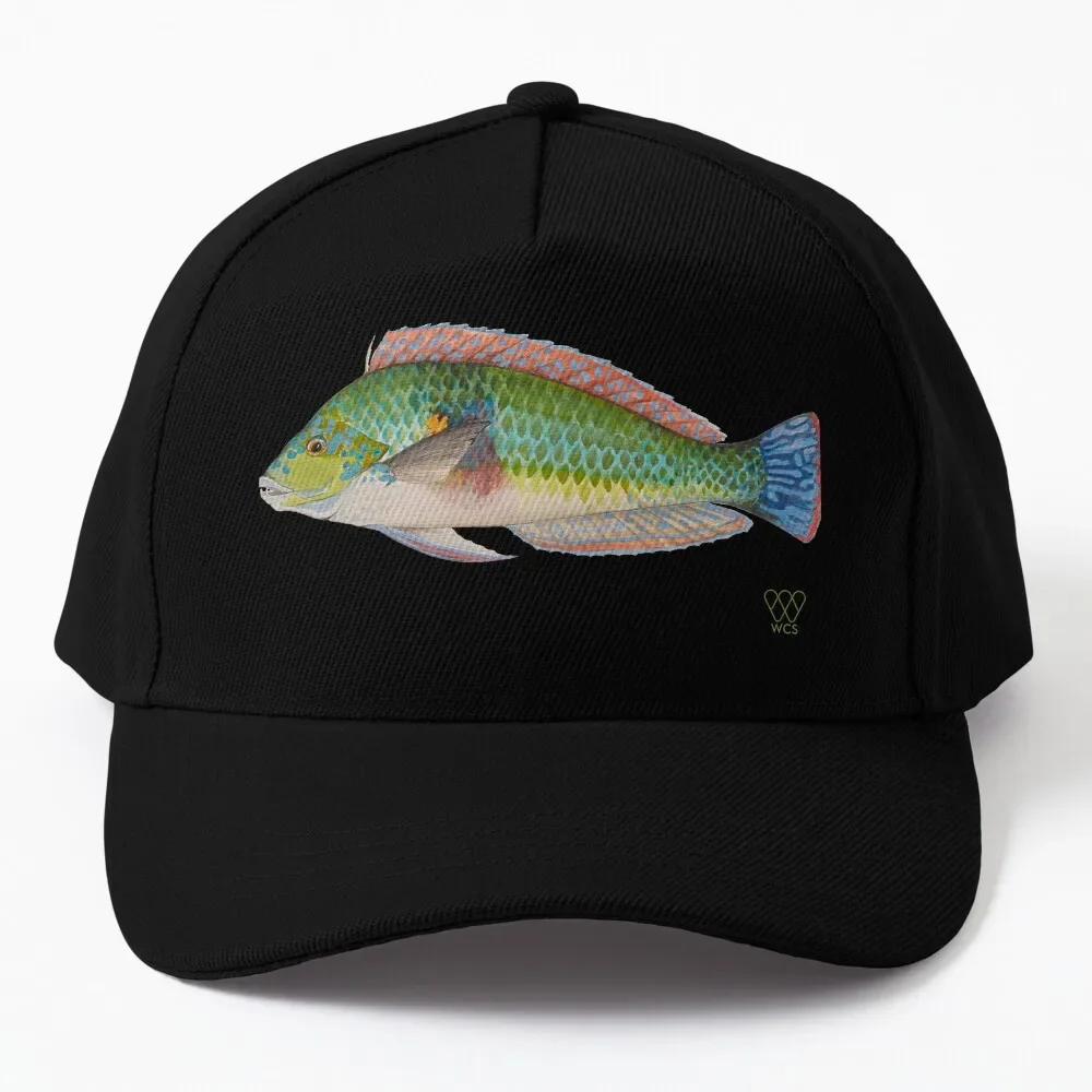 Green Parrot Fish Baseball Cap Golf Cap Rugby Women'S Hats Men'S