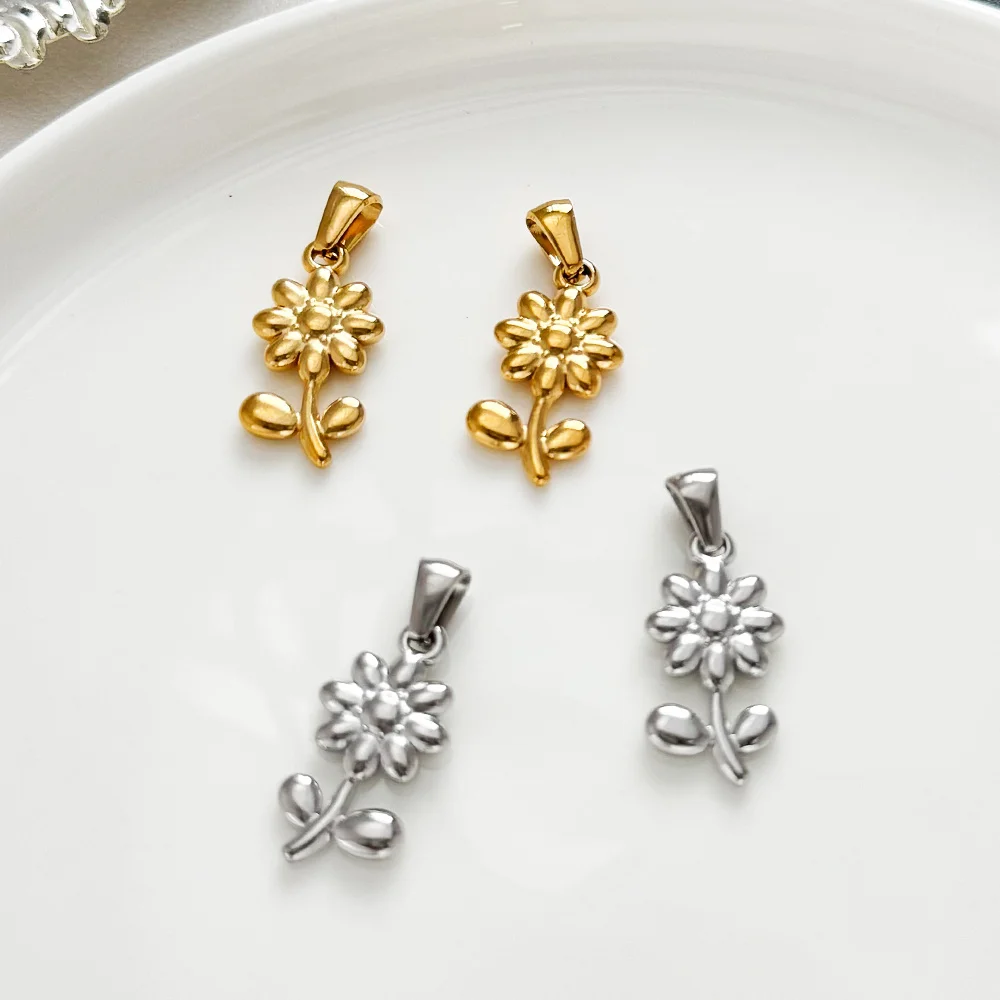 

Cordial Design 50Pcs 11*26MM Charms For Women Necklace/Stainless Steel/Hand Made/Flower Shape/DIY Jewelry Accessories #195145