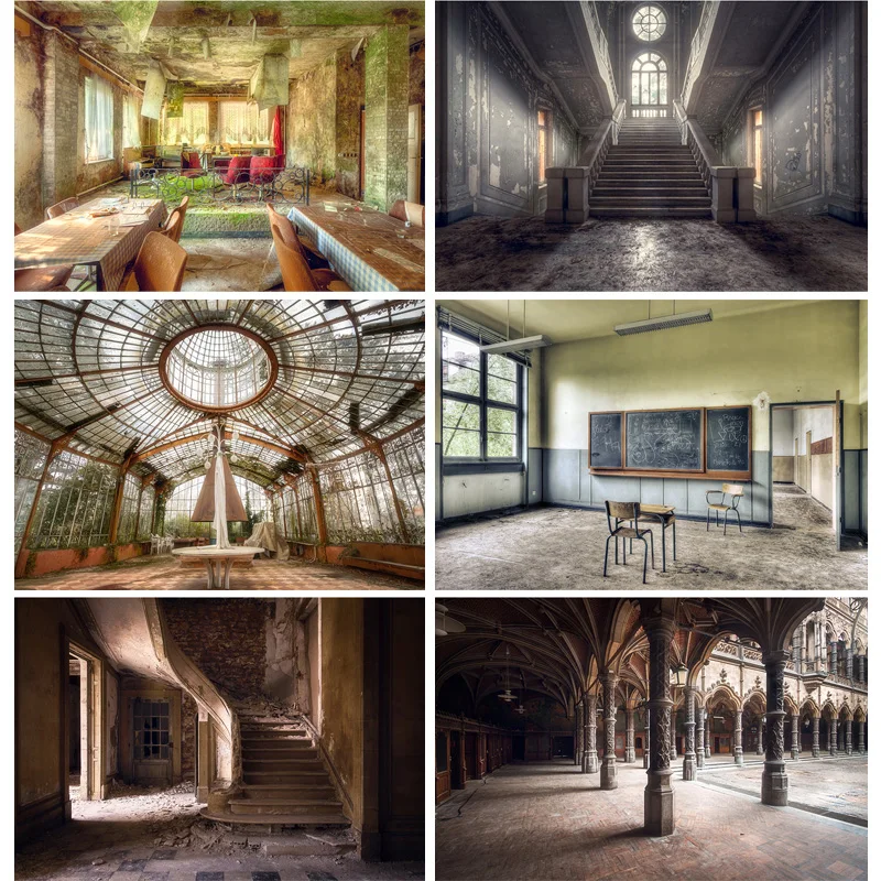 Nitree desierto vieja casa Retro bebé foto fondo Vintage fotografía telón de fondo sesión fotográfica estudio fotográfico 21604EHO-01