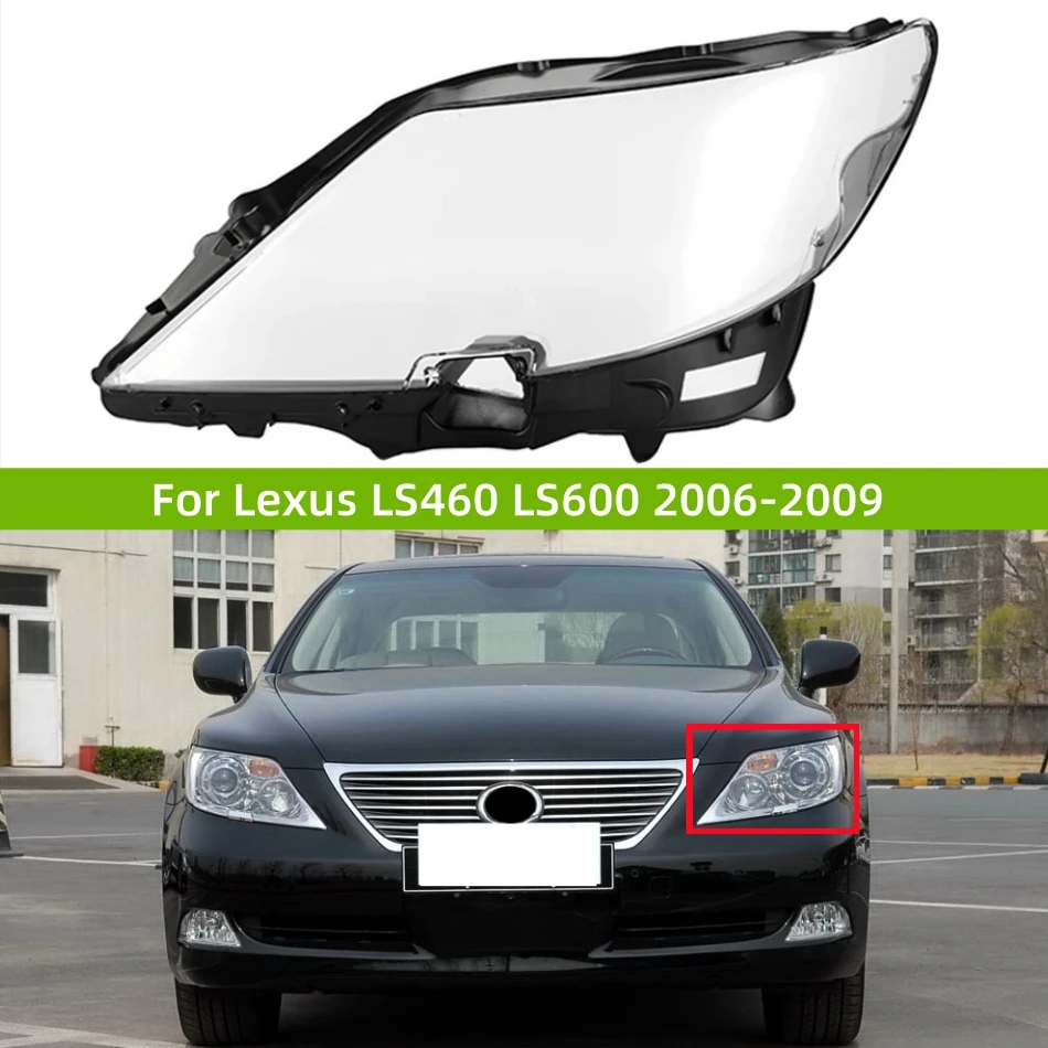 For Lexus LS LS460 LS600 2006 2007 2008 2009 Car Acesssories Transparent PC Material Dust Headlights Cover