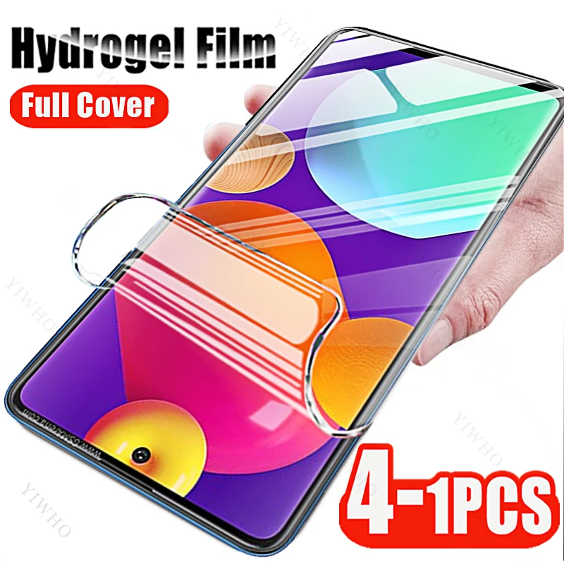 For Samsung Galaxy M62 M52 M42 M32 M22 M12 M02 4G 5G Screen Protector Soft Hydrogel Film for Sumsung A72 A52 A42 A32 A22 A10 A02