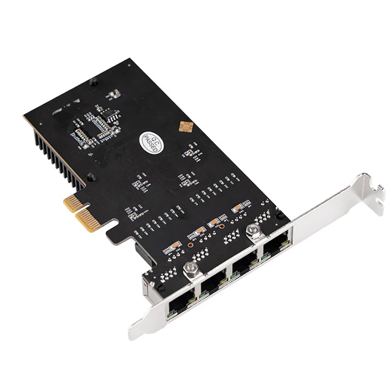 PCI Express Quad Gigabit Ethernet Network Adapter 10/100/1000Mb Network Card 1000Mbps PCIE X1 RTL8111H Chips RJ45 Lan NIC for PC