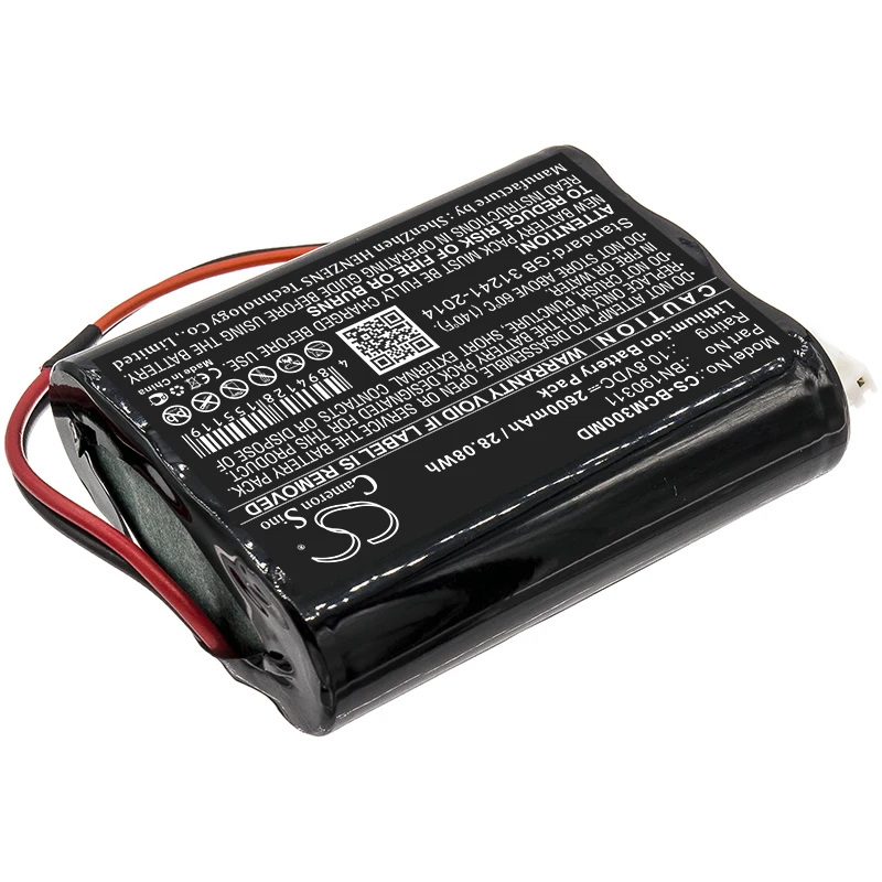 Replacement Battery for Bionet  BM3, BM3Vet, BM3VET Next Monitor, BM5Vet BN190311 10.8V/mA