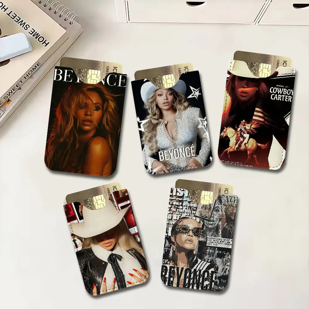 B-Beyonce Renaissance Singer New Leather Card Small Retro Cowhide Coin Purse Men/Women Luxury Card Holder