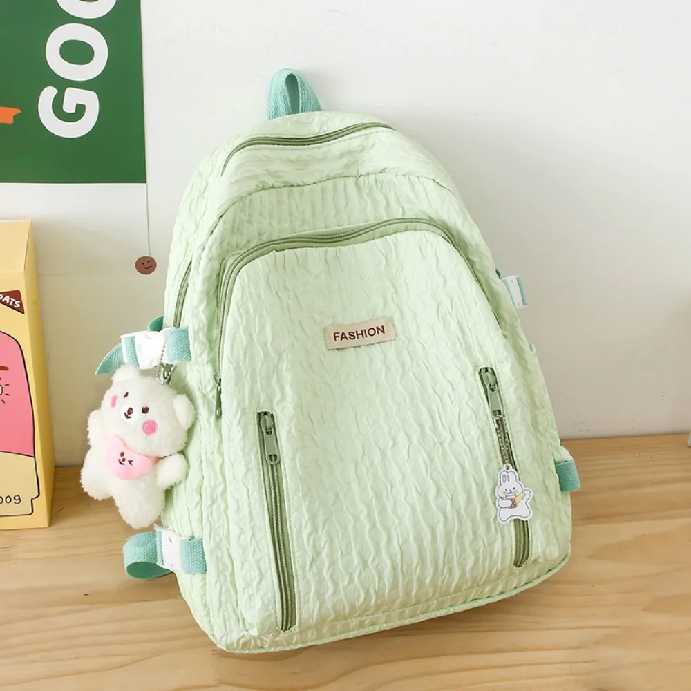 Cute Soft Material Girls Schoolbags Black White Blue High School Size Boys Backpacks School Backpacks For Boys