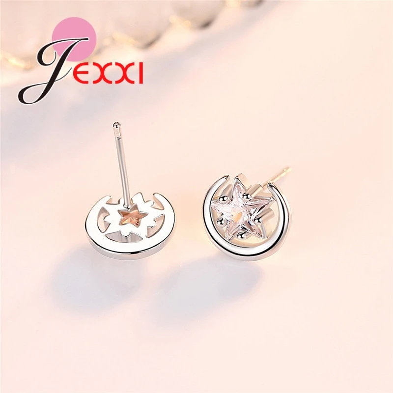 Boucles d'Oreilles en Argent 925 Brcorporelle pour Femme, Accessoires Décontractés de Qualité Supérieure, Clip Brcorporelle, Cadeaux de Lune, Vente au Détail