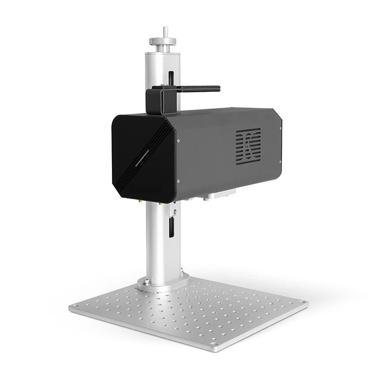 Portable Handheld Fiber Marking Machine, PLT Support for On-Site Nameplate Marking