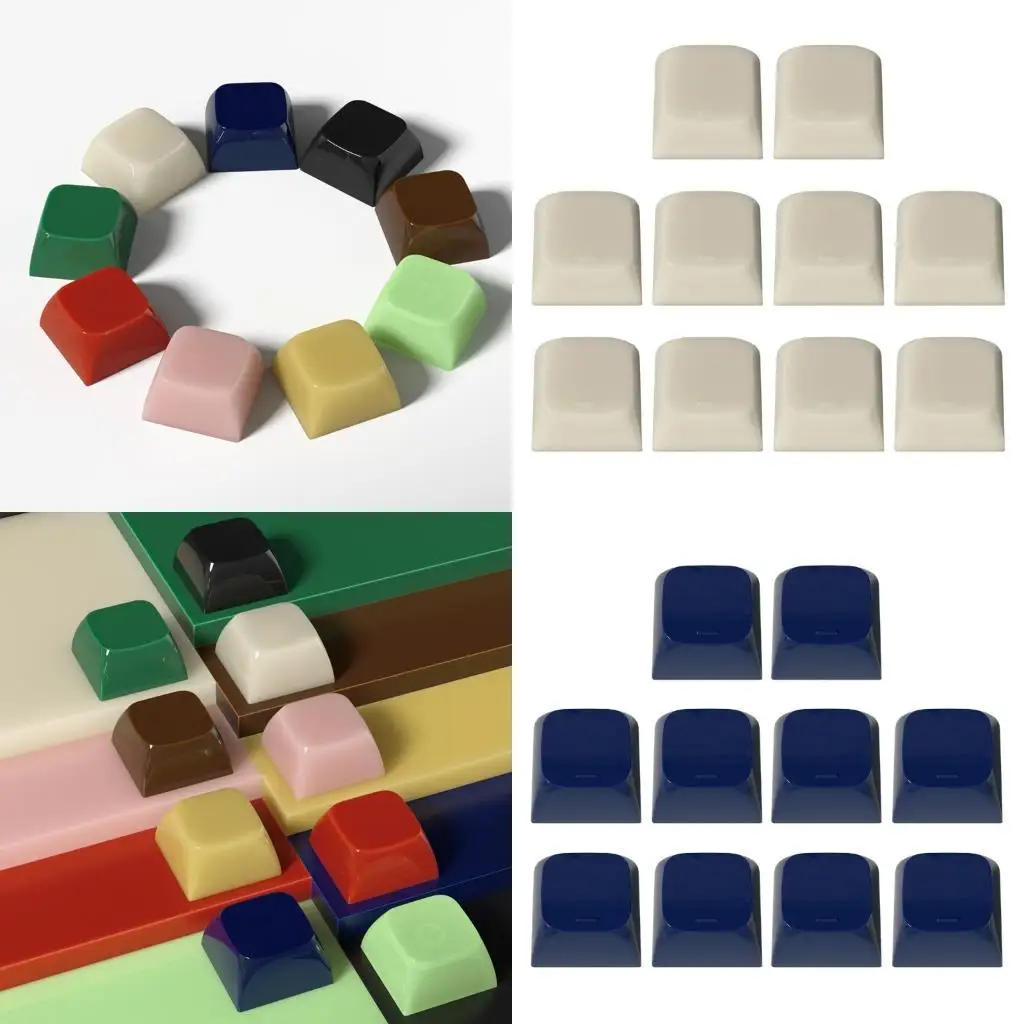 

1U Color Jelly Textured Keycaps Tactiled Markers for Mechanical Keyboards 10pcs D2RC