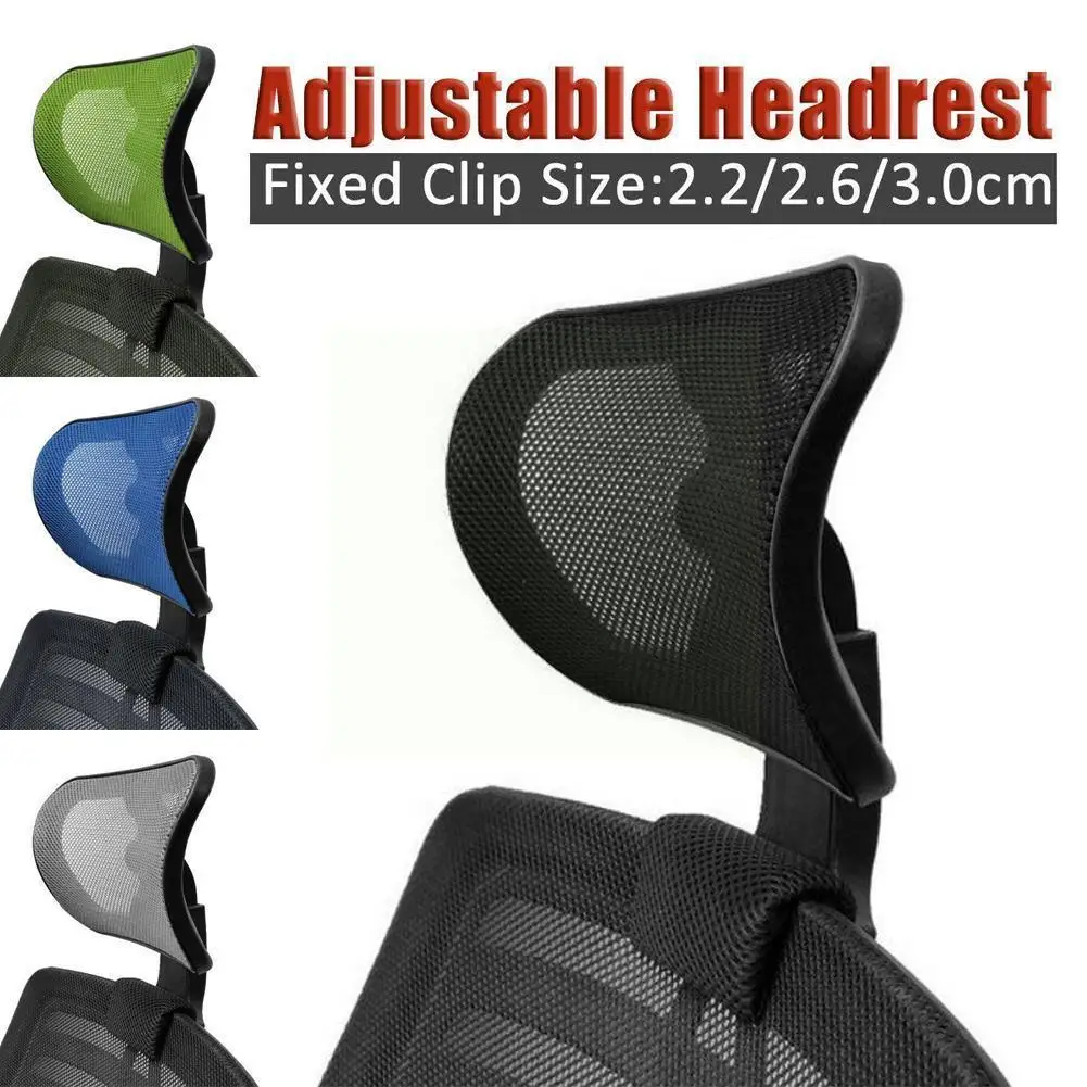 

Computer Chair Headrest Without Punch Head Support Protector Cushion Adjustable Height Non-Destructive installation Headrest