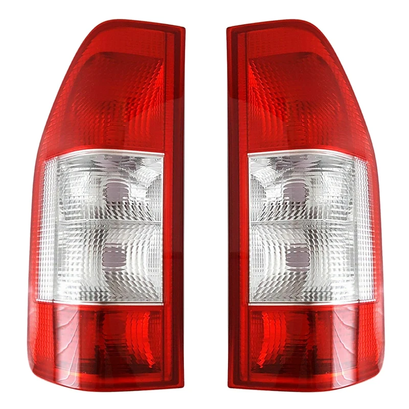 1Pair Car Tail Lights For Mercedes Sprinter 1995- 2006 Truck Taillight Assembly Without Bulb Rear Brake Stop Tail Lamp