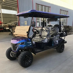 China Deluxe Edition Evolution lifted Golf Buggy Street Legal CE Certification Electric Golf Cart Lithium 4 Seats