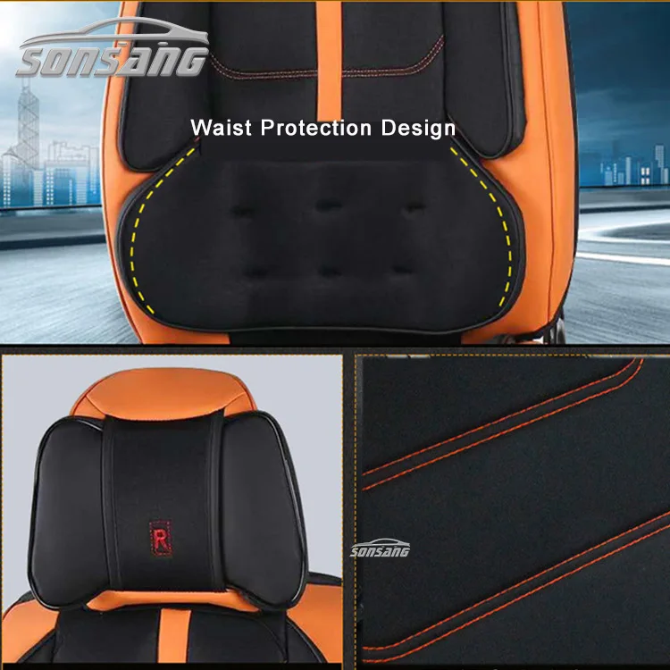 2021 Newest Auto Seat Covers High Quality Leather Seat Cushion for car