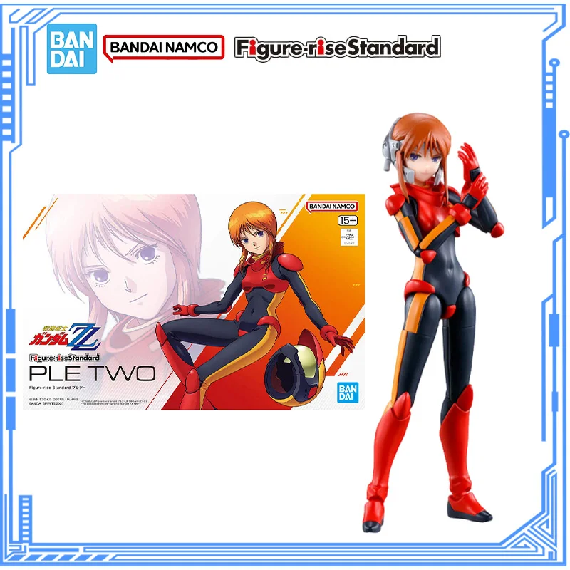 

Bandai Genuine Gundam Z Model Kit Figure-rise Standard Ple Two Action Figures Collection Model for Children Toys Christmas Gifts