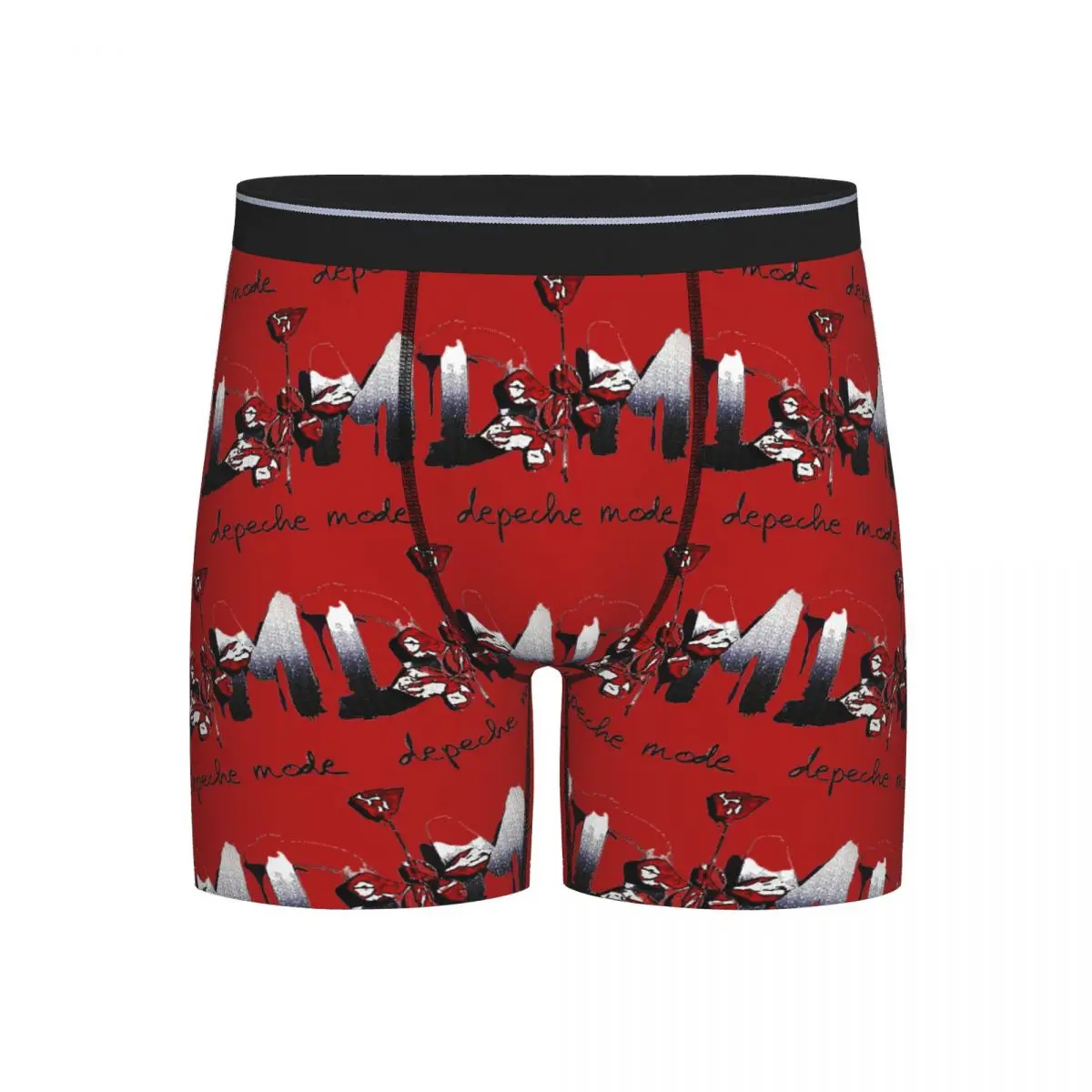 

Long Boxer Underpants Shorts Depeche Cool Mode Music Violator Panties Men Soft Underwear for Homme Man Boyfriend Gift
