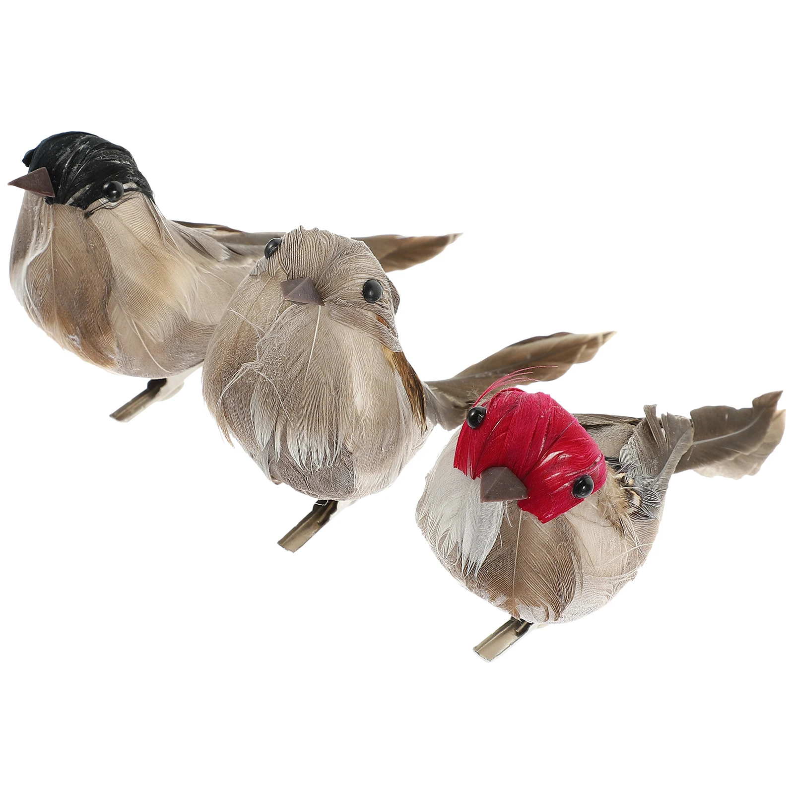 

Artificial Bird Garden Home Decoration Colorful Fake Birds for Craft Scenes Holiday Party Centerpieces Flower Arrangements