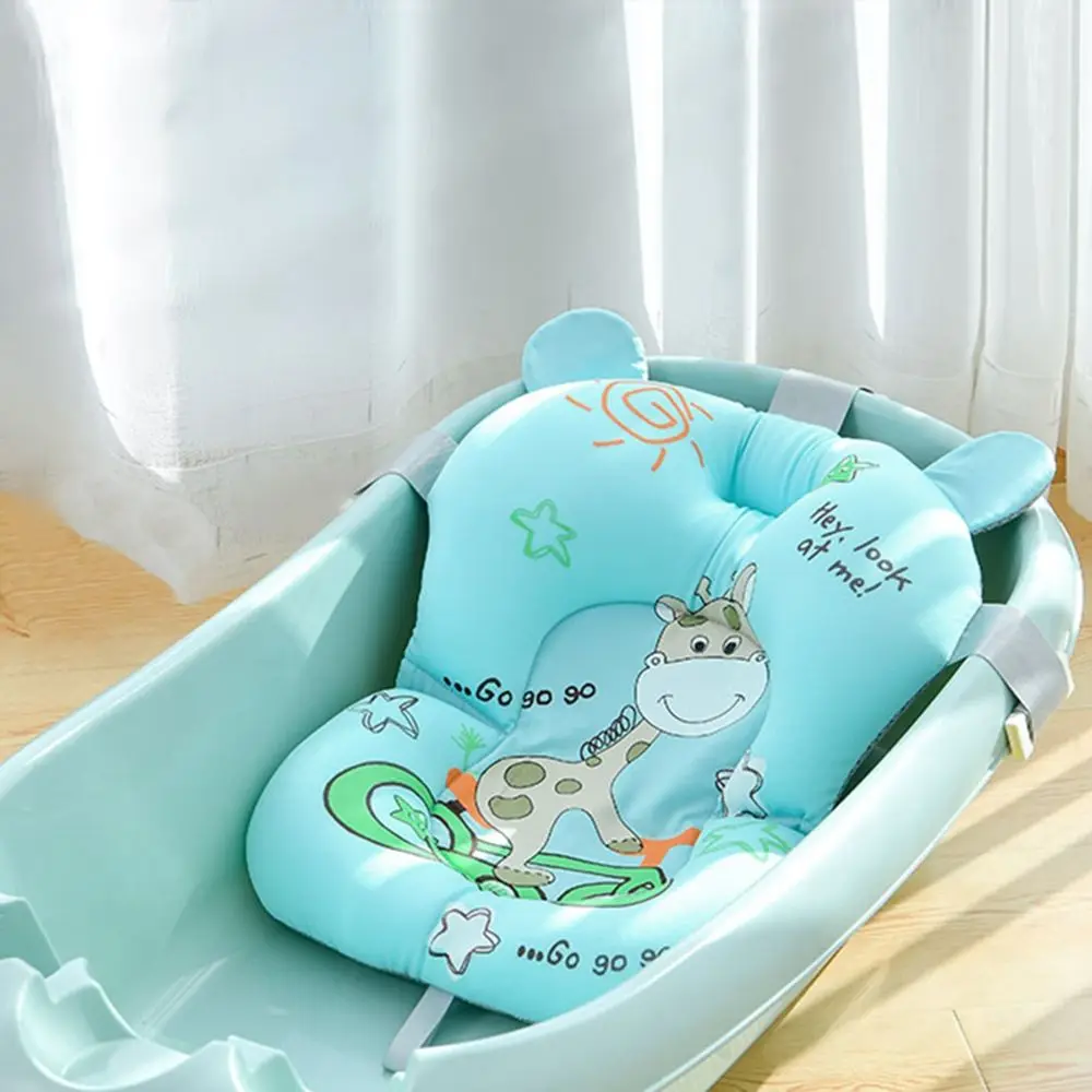 

Non-slip Floating Pad Baby Baby Bath Tub Pad Comfort Body Cushion Bathtub Seat Pillow Seat Shower Support Mat Baby Bath Seat