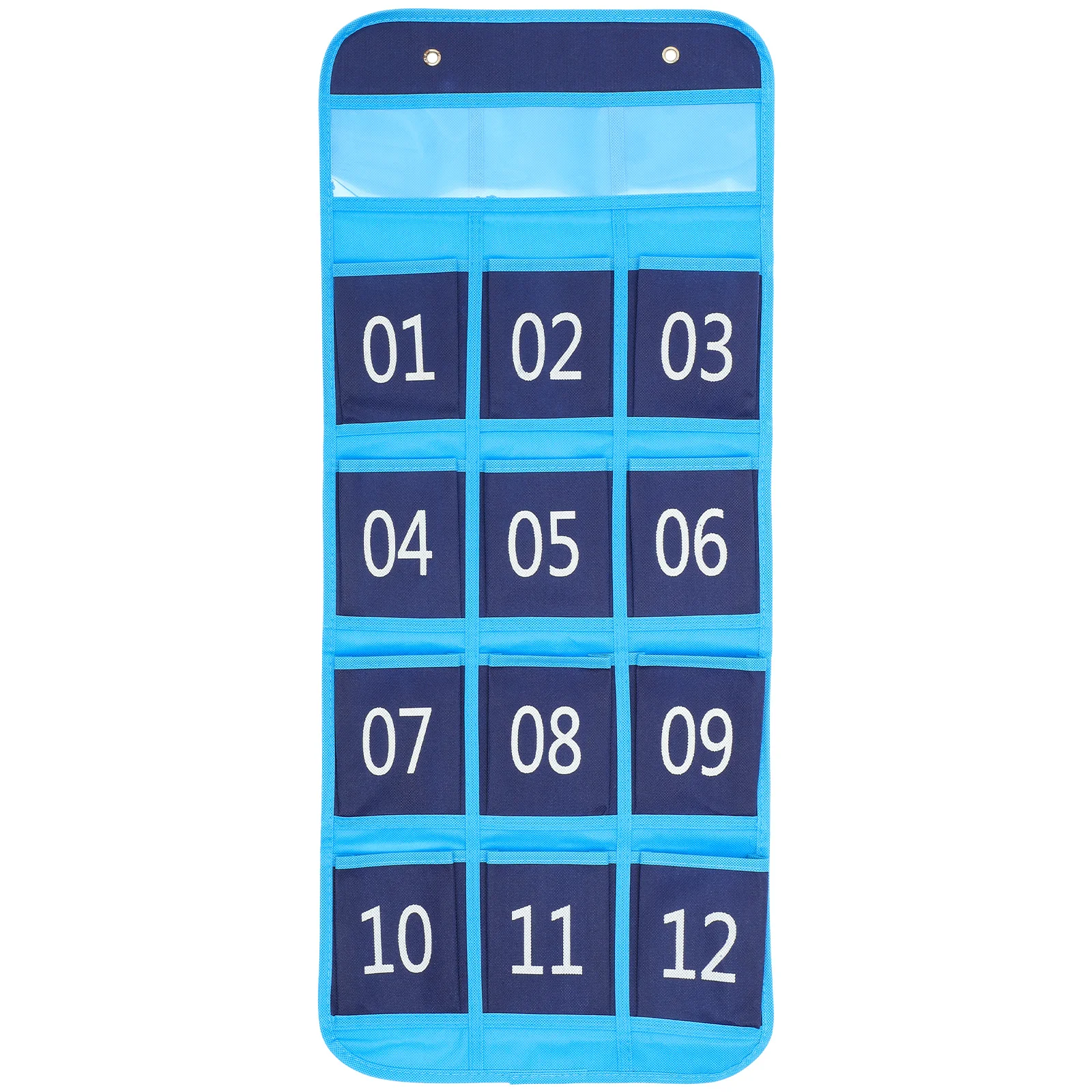 

1pc Cell Phone Storage Bag Classroom Organizer 12 Pockets Hanging Wall Bag For Phone Accessories Scarf Key Card Storage Solution