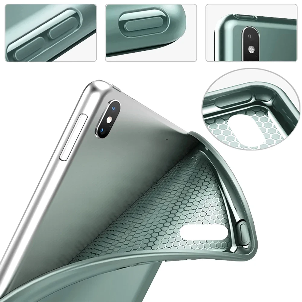 GEFENIS Smart Case For Lenovo Tab M10 HD (2nd Gen) 10.1'' TB-X306 Silicone Cover FHD 10.1 TB-X605f X605C Flip Solft Wake Up Coq