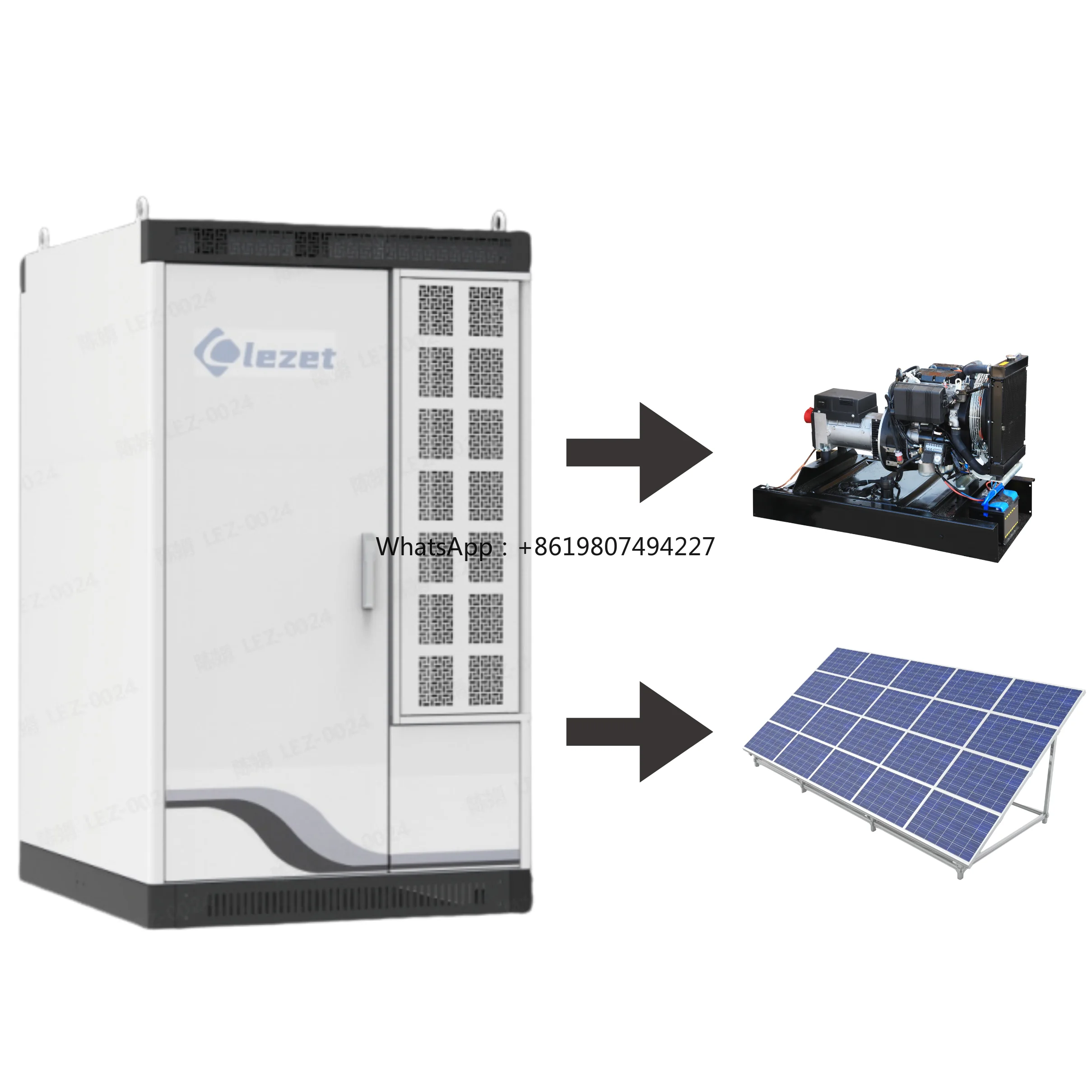 Solar Battery Energy Storage System Customized 50KW 100kW 109kWh 200KWH Modularized Integrated Battery Container Bess