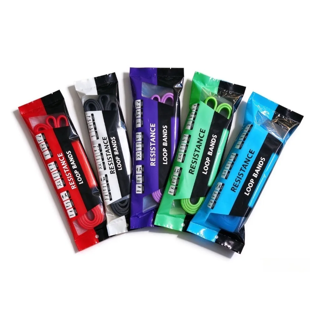5 Levels Resistance Loop Bands Set Heavy Duty Pull up Assist Workout Stretch Bands for Gym Strength Training with Individual Pac