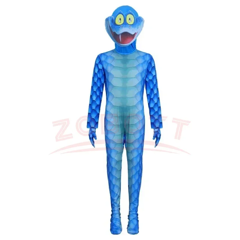 Beast Kingdom Gary De'Snake Cosplay Zootopia Cosplay Costumes Bodysuit Mask Gloves Gary Suit Halloween Carnival Cos Unisex Gifts - view 3