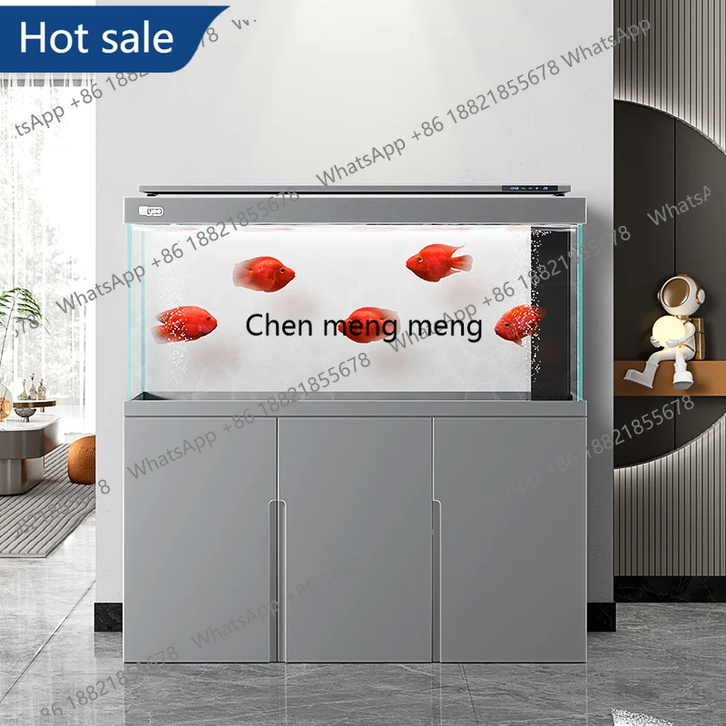 

M02 Fish Farm Indoors Aquarium Creative Ecology Ornamental Fish Decoration Aquarium Living Room Home Furniture Acquario Lsyg