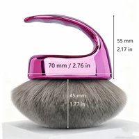 1 pinceau Kabuki pour le corps, idéal pour estomper et diffuser le maquillage, pinceau pour l’application d’un autobronzant et de fond de teint, produit végan, non testé sur les animaux. 6