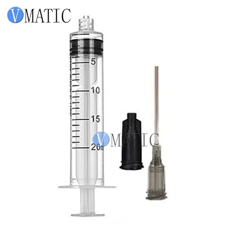 Free Shipping Plastic Syringe 1/3/5/10/20cc/ml With 16G 1.5\'\' 1-1/2 Inch Tubing Length Dispensing Needle Tips (not sterilized)