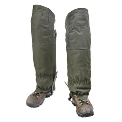 Tactical Leg Gaiters Waterproof Oxford Fabric Knee Leg Anti-Tear Adjustable Breathable Outdoors Shoe Cover for Hunting Camping