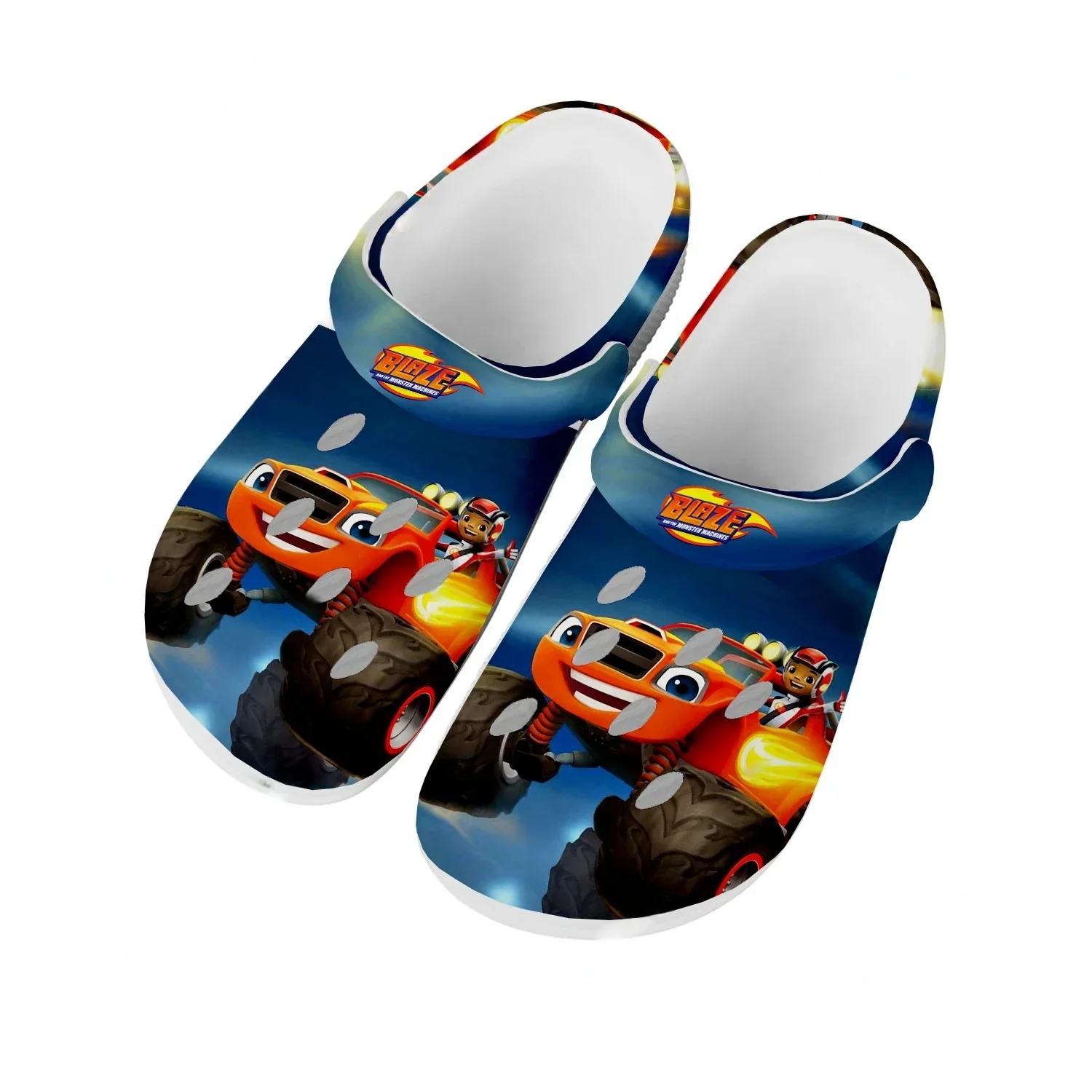 

Blaze and the Monster Machines Water Shoes Mens Womens Comfortable Home Garden Clogs Customizd Sandals Beach Hole Slippers