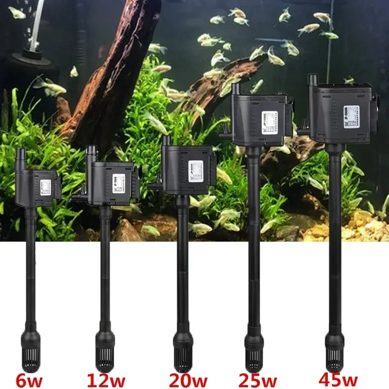 SUNSUN 220-240V  Aquarium Submersible Pump Filter Multifunctional Filter Pump Three in One Tank Diving  Mute Submersible Pump