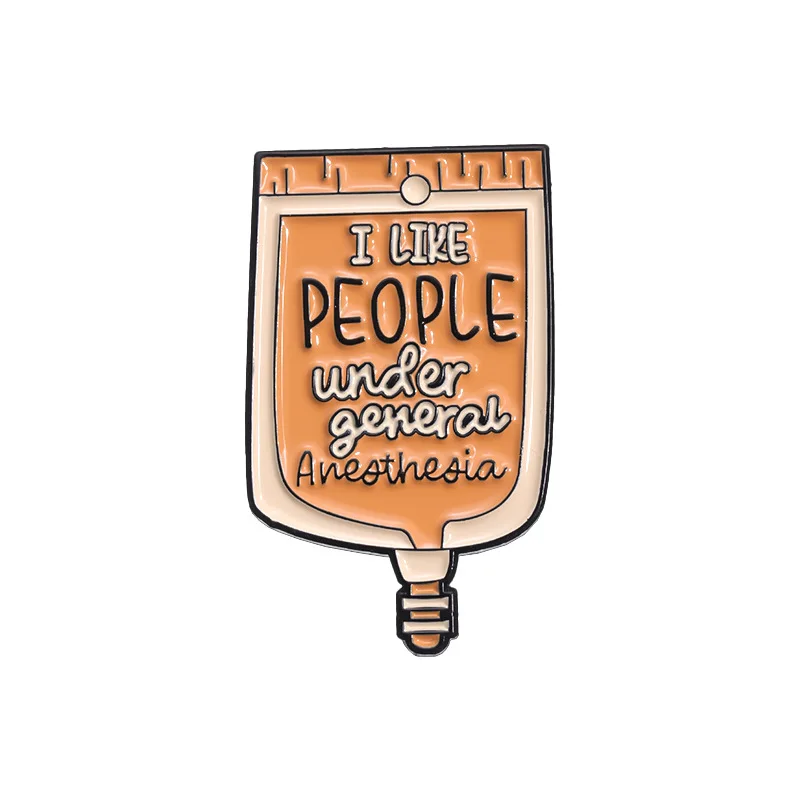 New Product Dagger Forensic Film Infusion Bag Design Versatile Brooch Clothing Accessories Collar Pin Metal Badge Wholesale