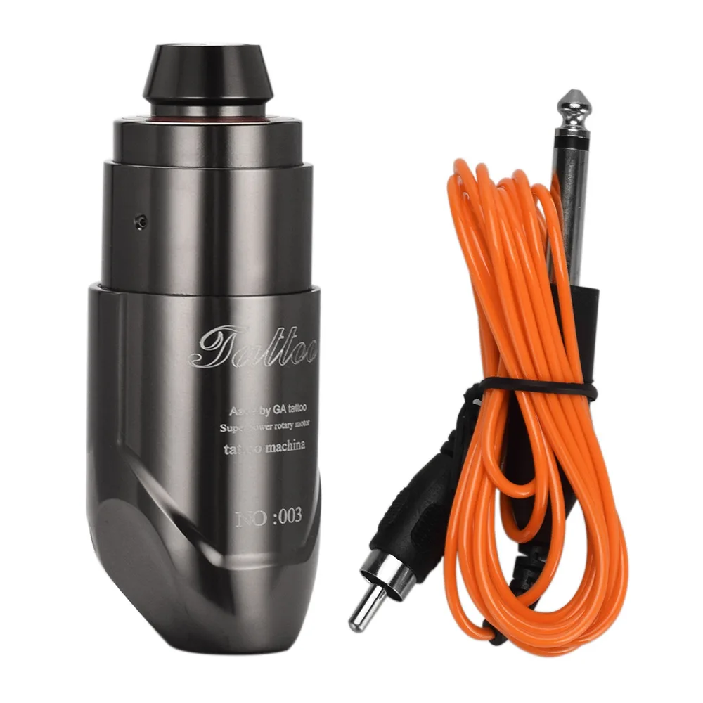 Powerful Rotary Motor Tattoo Machine Electric Pen Liner Shader Microblading Body Art Supply Accessories Aluminum Alloy Short Pen
