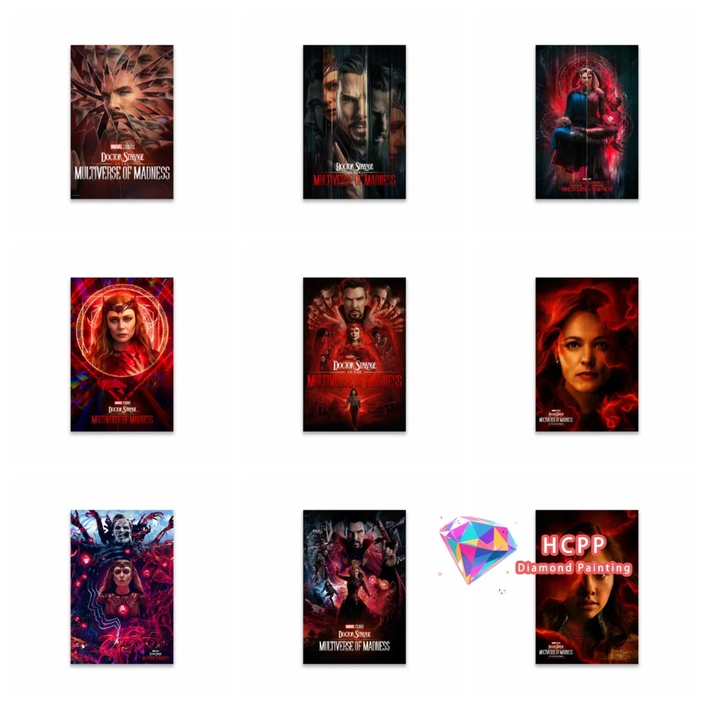 

Movie Doctor Strange in the Multiverse of Madness Diamond Painting Kit Square Round Diamond 5D DIY Mosaic Handmade Art Gift