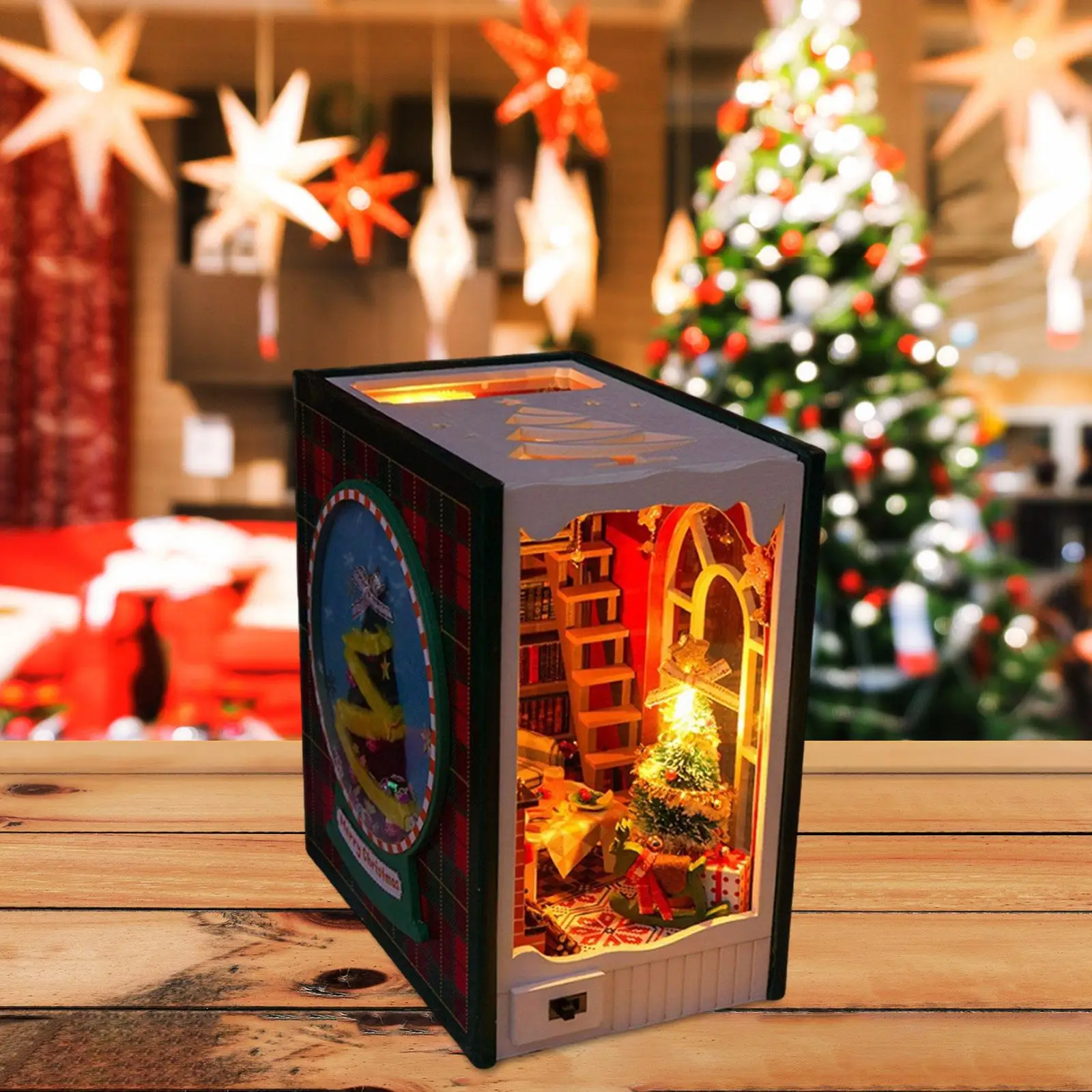 

DIY Christmas Book Kits Handmade Tiny House Toys for Friends Kids Teens