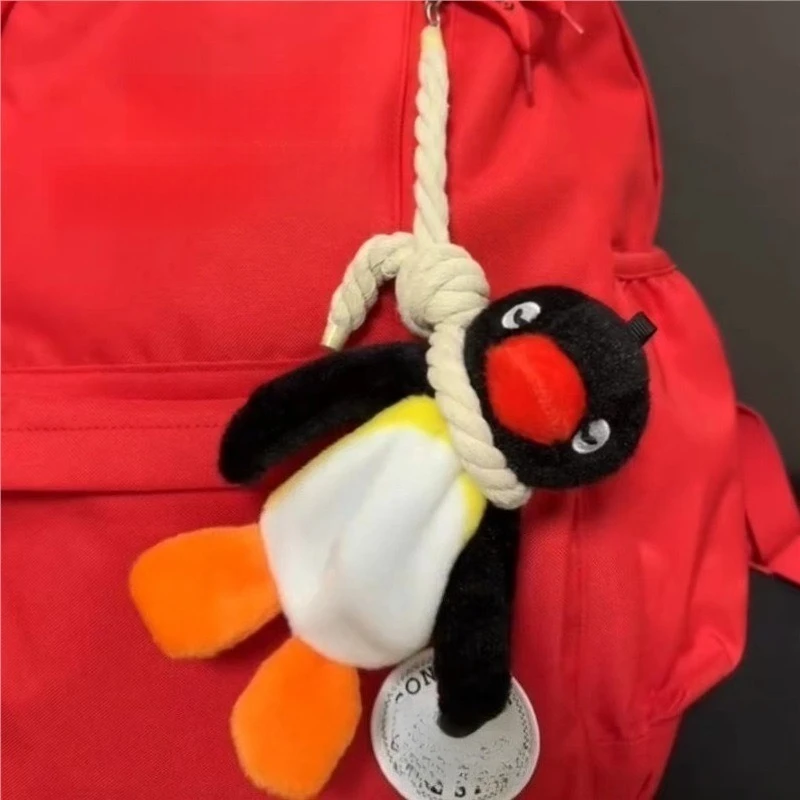 

Lovely Penguin Plush Pendant Keychain Cute Penguin Doll Backpack Pendant Creative Animal Doll Keychain Girls Boys Bag Accessorie