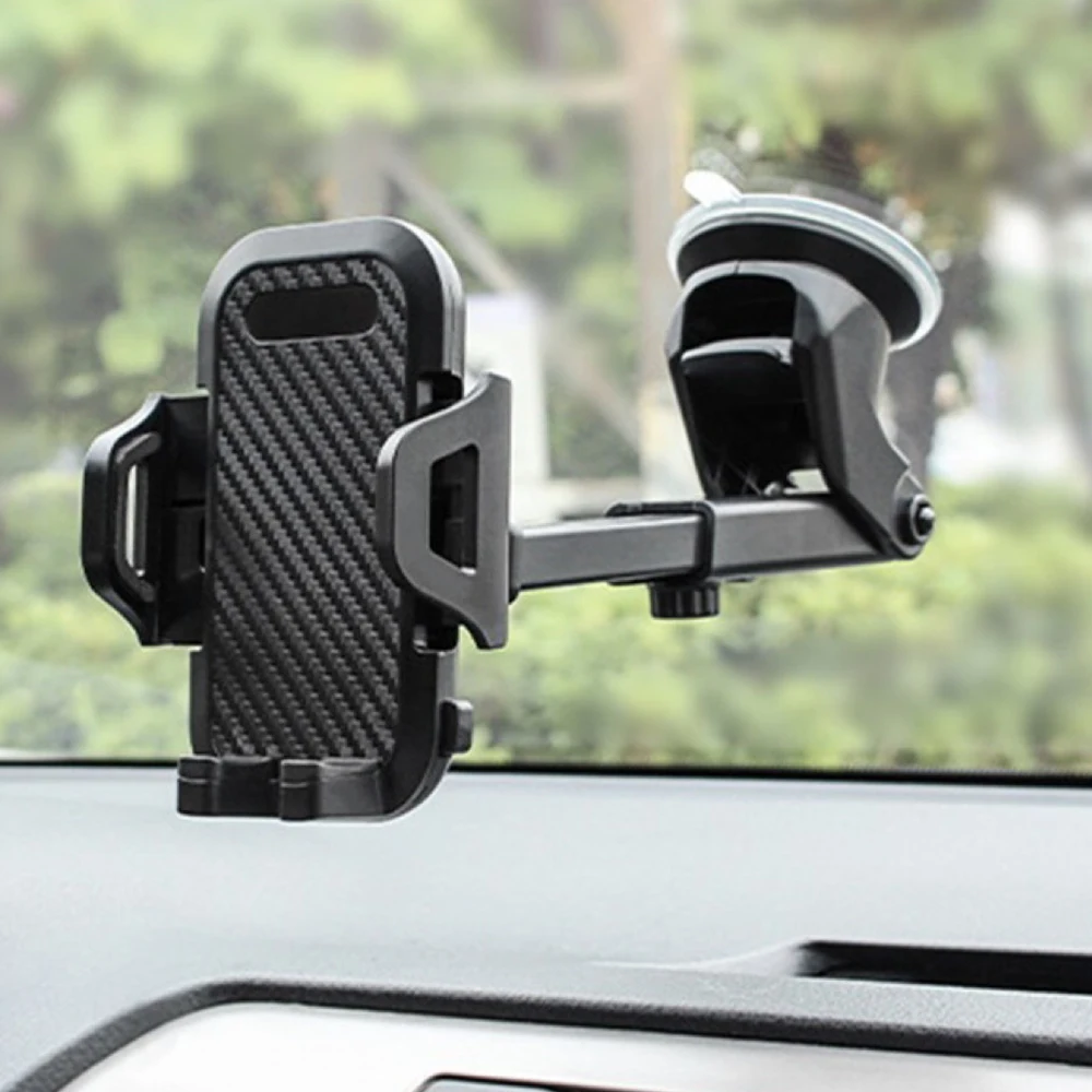 Soporte para teléfono de coche, soporte para teléfono para parabrisas de coche, salpicadero, ventilación de aire, soporte para teléfono móvil de automóvil apto para iPhone Smartphone