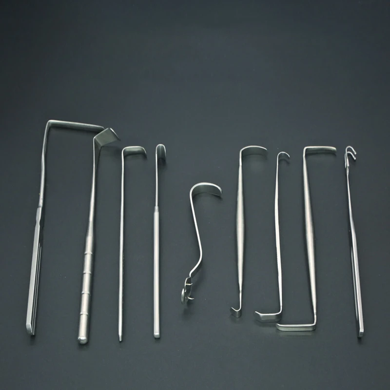 Beauty Plastic Stainless Steel Pull Hook Eyelid Eye Bag Nose Comprehensive Nasal Deep Skin Tissue Double Head Pull Hook