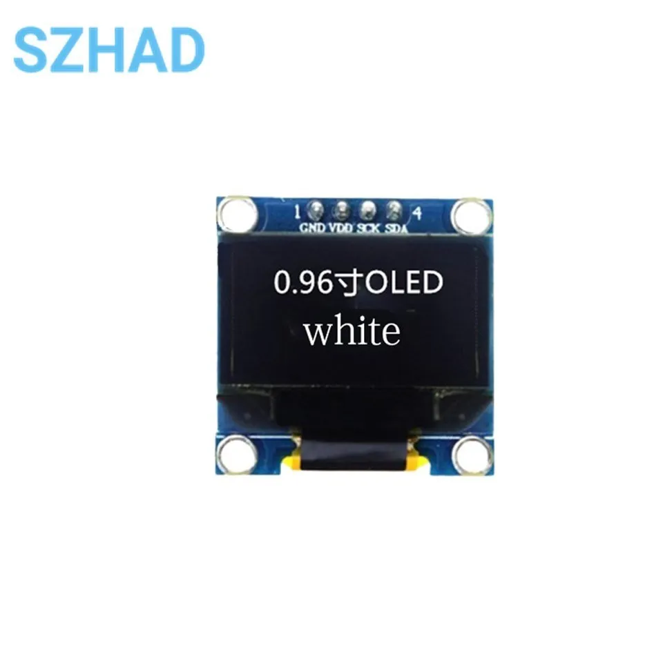 Módulo de pantalla LED LCD OLED para Raspberry Pi arduino 0,96 I2C IIC Serial, color azul/blanco/amarillo, 128x64