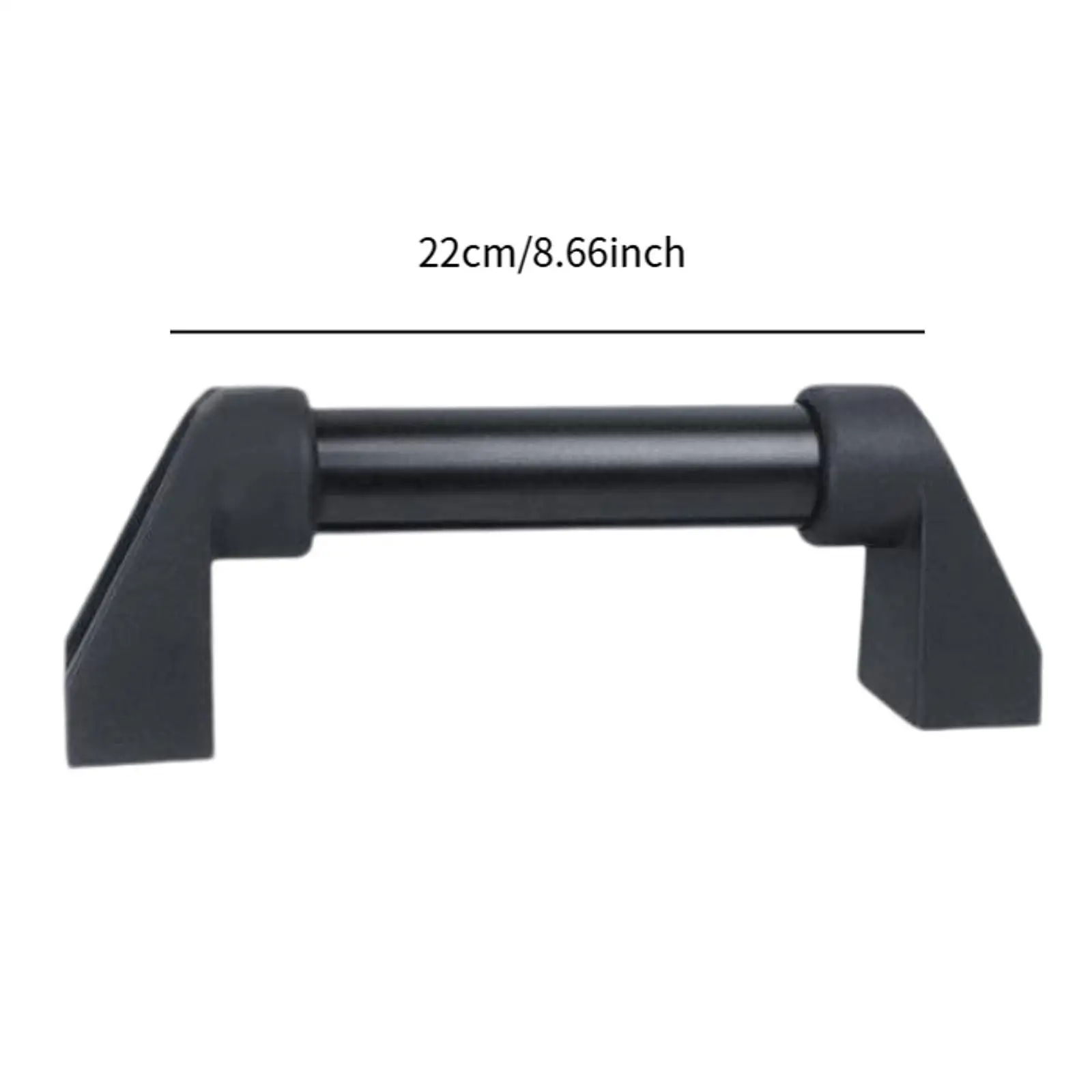 قضيب إمساك باب السيارة العالمي RV، مقاوم للتآكل، تجميع بسيط باللون الأسود #6