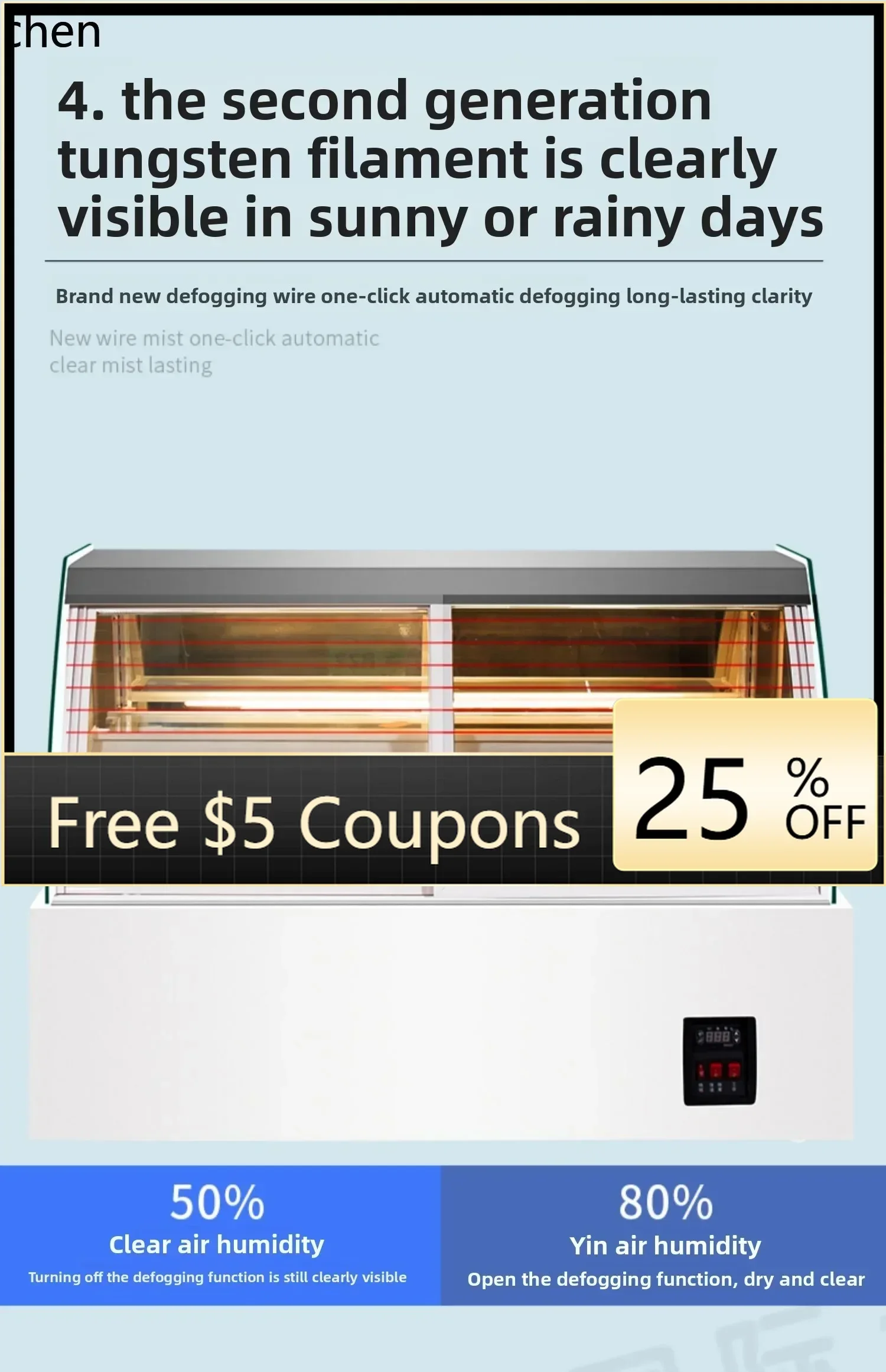 

P23 front door cake refrigerated display cabinet desktop air-cooled refrigerator fruit cooked food fresh-keeping freezer