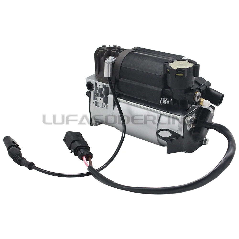 1x Air Compressor Pump With Temperature Control Cable For Audi A6 C5 4B Allroad 4Z7616007A Air Suspension Car Accessories