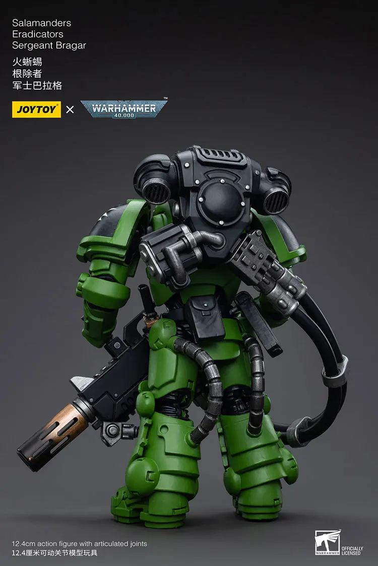 JOYTOY Warhammer 1/18 شخصيات الحركة السمندرز Eradicators الرقيب براغار لعبة مجسمة هدايا الصبي 3.75 بوصة #5
