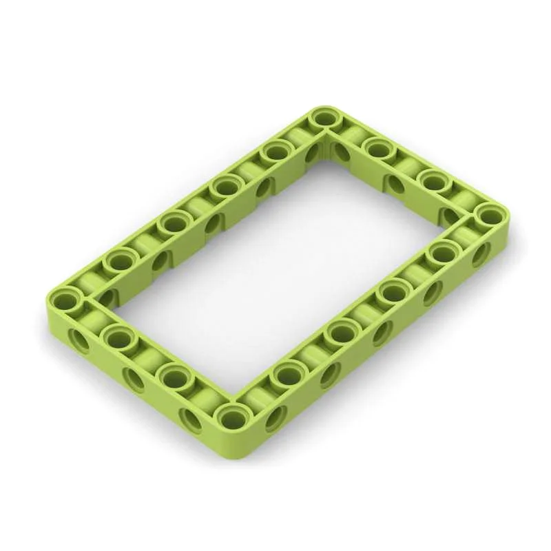 Regenboog Varken Moc Blokken 39794 Gewijzigd Frame Dikke 7X11 Open Centrum Baksteen Collectie Bulk Modulaire Speelgoed Voor Technische moc Diy