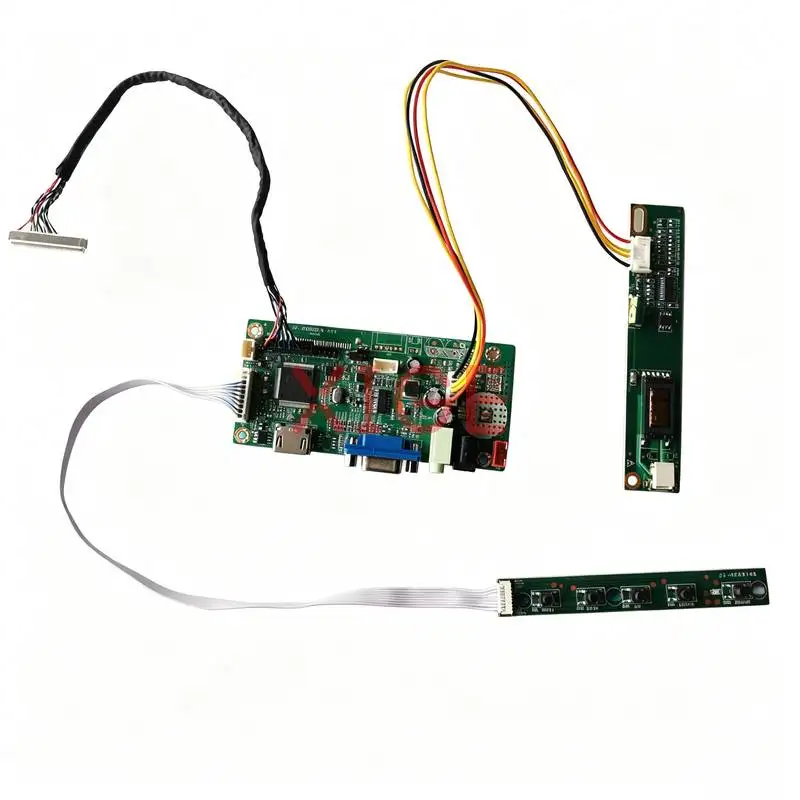 Placa Controladora de Display LCD Compatível com B154EW02 B154EW08 B154EW01 B154EW04 VGA+HDMI 1-CCFL 1280*800 1280x800 Kit DIY 30 Pinos LVDS